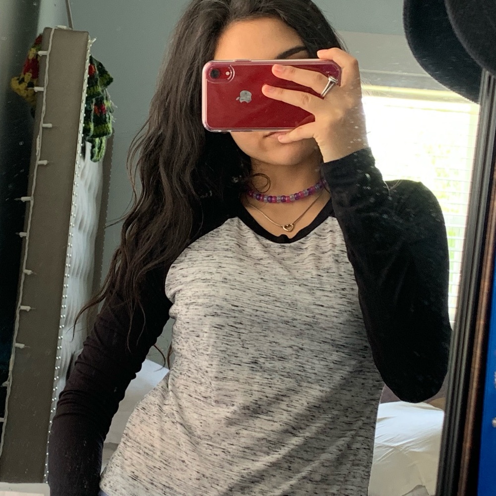 Forever 21 black and grey long sleeve